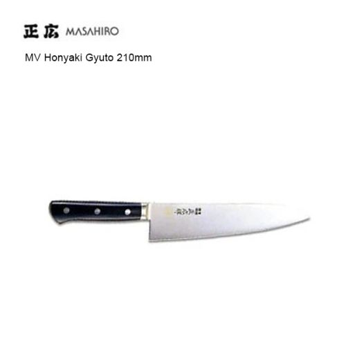 MASAHIRO MV STEEL HONYAKI CHEF'S KNIFE 21CM