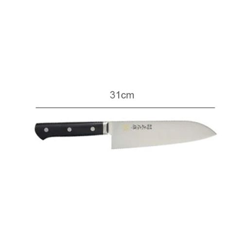 MASAHIRO MV STEEL HONYAKI SANTOKU KNIFE 17.5CM