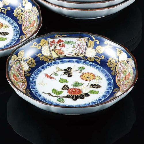 ARITA WARE TRADITIONAL IMARI PATTERN PLATE SET OF 5