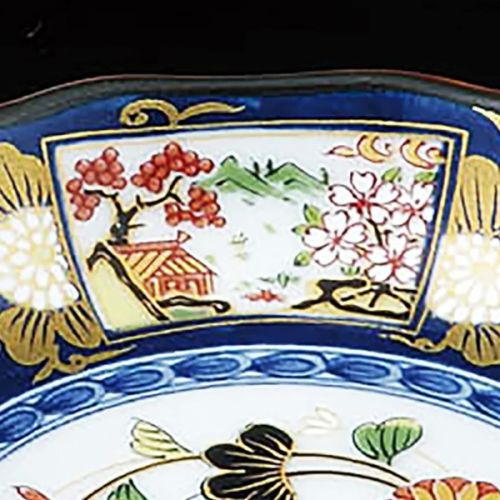 ARITA WARE TRADITIONAL IMARI PATTERN PLATE SET OF 5