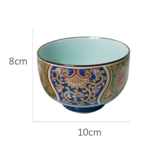 ARITA WARE TRADITIONAL PATTERN TEACUP WITH LID