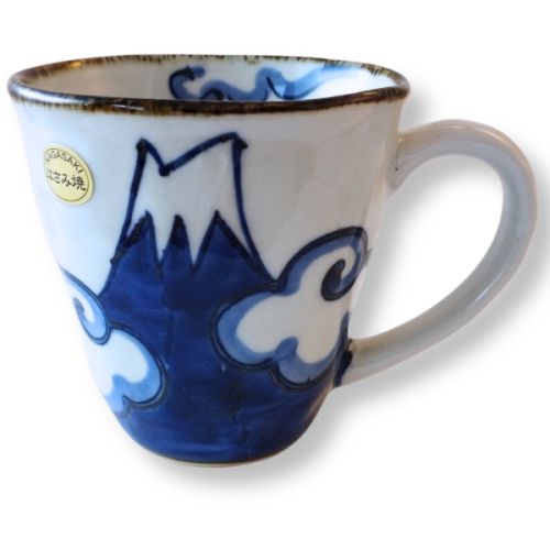 HASAMI WARE BLUE FUJIYAMA MUG