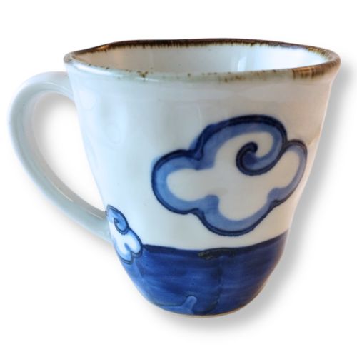 HASAMI WARE BLUE FUJIYAMA MUG