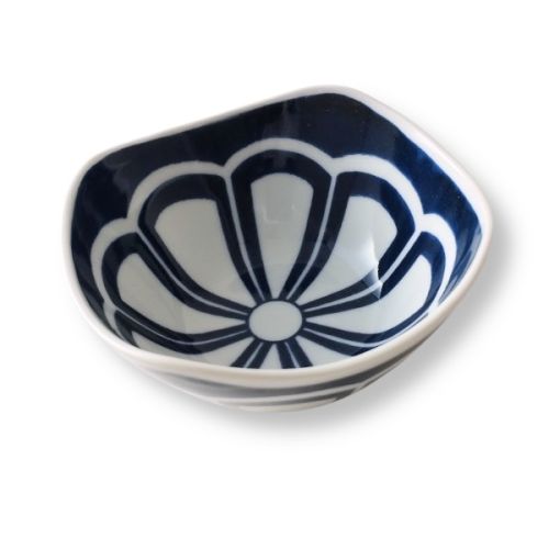 HASAMI WARE BLUE INDIGO PATTERN SMALL BOWL SET OF 5