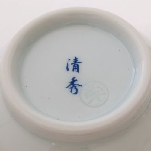 HASAMI WARE RED PAINTING SMALL BOWL SET OF 5