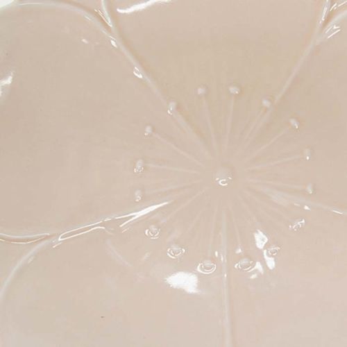 HASAMI WARE SAIKAI POTTERY SAKURA PINK GLAZE PLATE