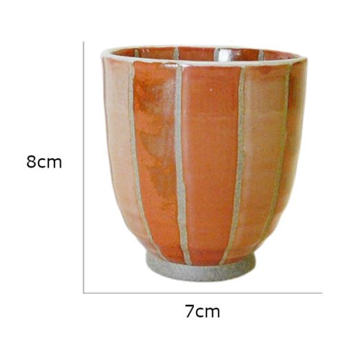 HASAMI WARE STRIPE PATTERN TEACUP