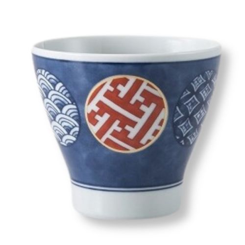 HASAMI WARE TRADITIONAL PATTERN CUP SET OF 5