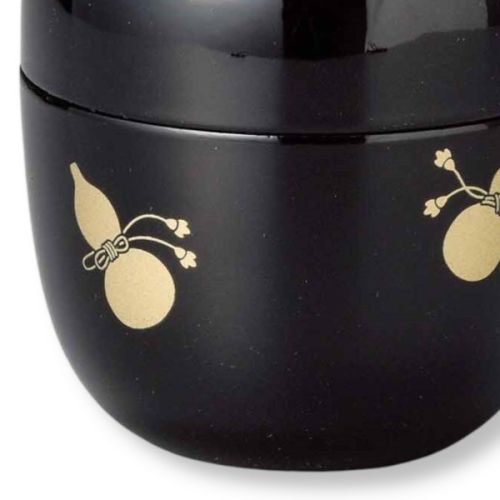 JAPANESE TEA CEREMONY NATSUME MATCHA CADDY BLACK GOURD