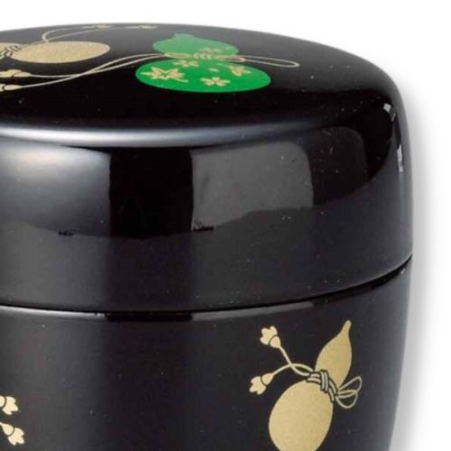 JAPANESE TEA CEREMONY NATSUME MATCHA CADDY BLACK GOURD