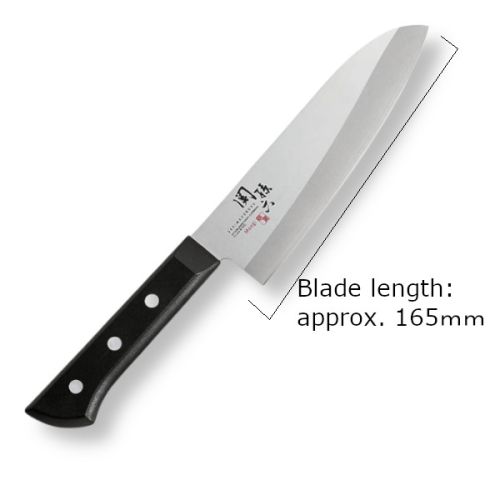 KAI SEKIMAGOROKU MOEGI SANTOKU KNIFE 165MM