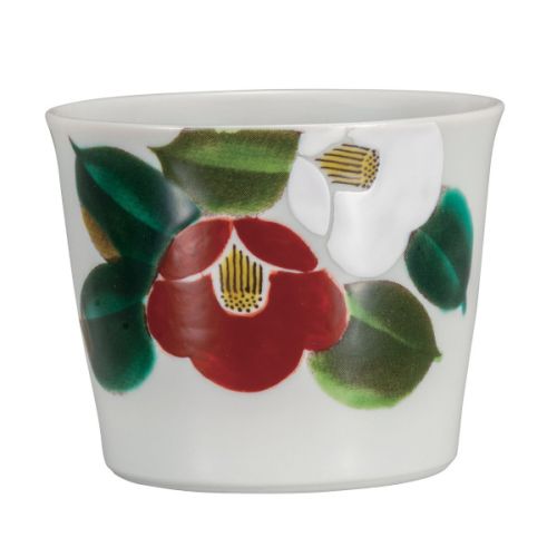 KUTANI WARE CAMELLIA MOTIF SOBA CHOKO CUP