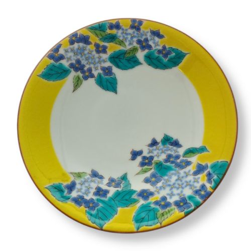 KUTANI WARE FOUR SEASONS FLOWER PLATES SET OF 5