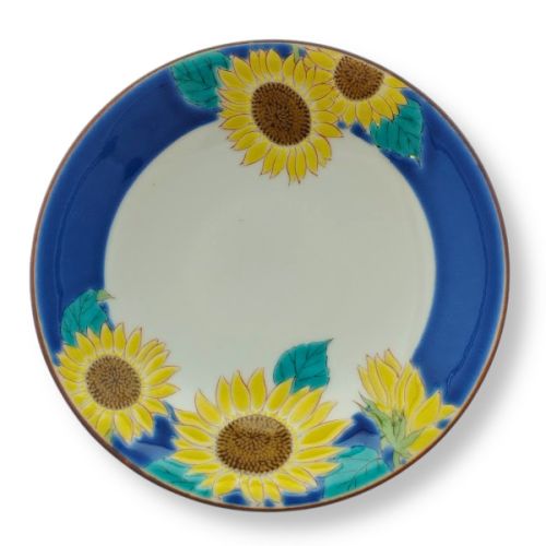 KUTANI WARE FOUR SEASONS FLOWER PLATES SET OF 5