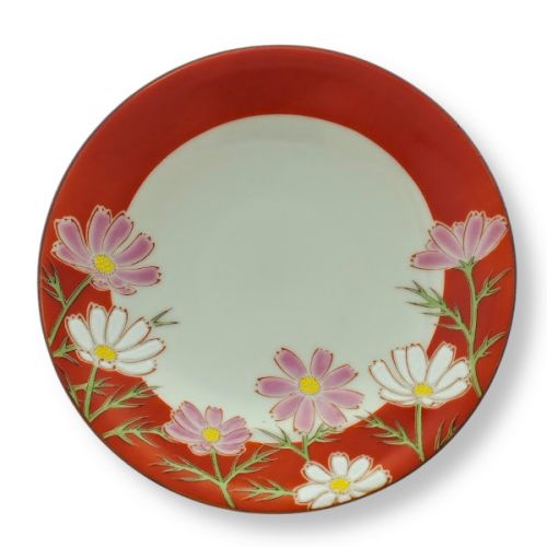 KUTANI WARE FOUR SEASONS FLOWER PLATES SET OF 5