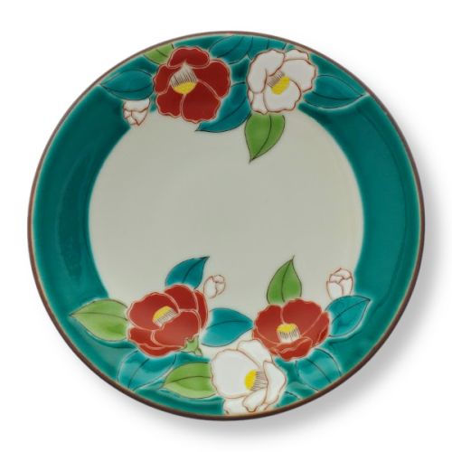 KUTANI WARE FOUR SEASONS FLOWER PLATES SET OF 5