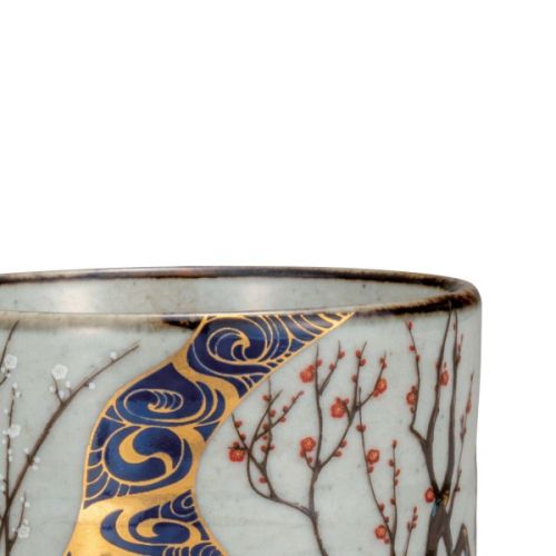 KUTANI WARE JAPANESE KOURINBAI YUNOMI LARGE TEACUP