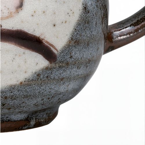 TASSE MUG EN PORCELAINE KUTANI MOTIF OISEAU SHIMAENAGA FABRIQUÉE AU JAPON