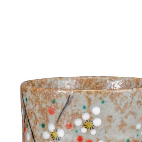 KUTANI WARE PLUM BLOSSOM LARGE TEACUP