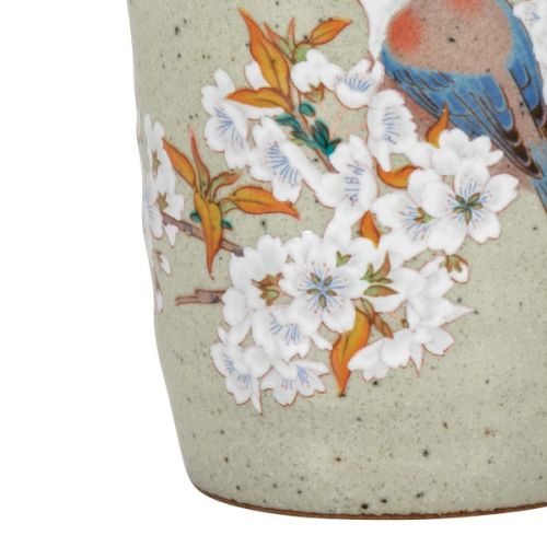 KUTANIWARE BIRD CHERRYBLOSSOM MUG WITH GIFTBOX