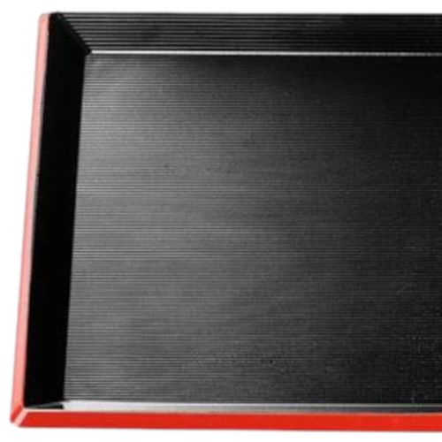 FUKUI CRAFT LACQUERWARE NON-SLIP DISHWASHER SAFE OBON TRAY 37CM