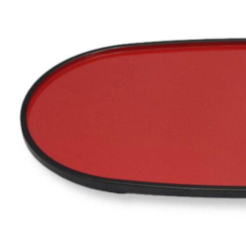 FUKUI CRAFT LACQUERWARE JAPANESE KOBAN BON OVAL TRAY 34CM