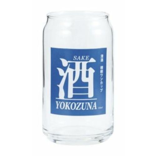 JAPANESE OMOSHIRO BEER SAKE CAN-SHAPED GLASS