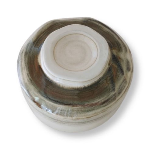MINO WARE CLOUDY WHITE MATCHA BOWL