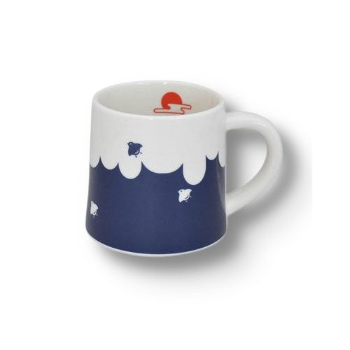 MINO WARE MOUNT FUJI MOTIF MUG