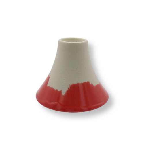 MINO WARE MT. FUJI-SHAPED GUINOMI CERAMIC SAKE CUP