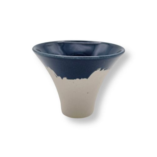 MINO WARE MT. FUJI-SHAPED GUINOMI CERAMIC SAKE CUP
