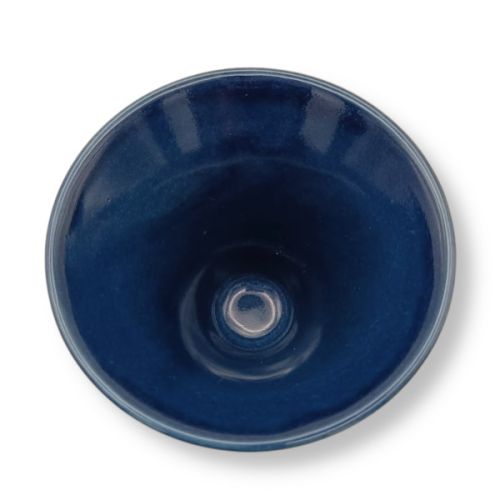 MINO WARE MT. FUJI-SHAPED GUINOMI CERAMIC SAKE CUP