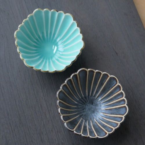 MINO WARE PEACOCK BOWL 2-COLOR SET