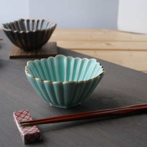 MINO WARE PEACOCK BOWL 2-COLOR SET