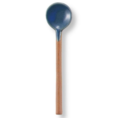 MINO WARE POTTERY SMALL SPOON SET OF 5