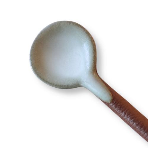 MINO WARE POTTERY SMALL SPOON SET OF 5