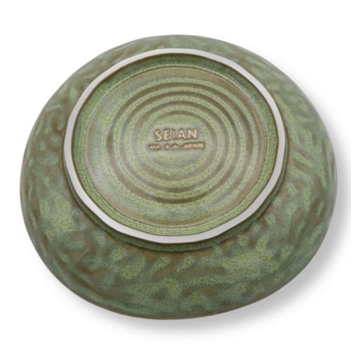 MINO WARE SAKURA CHERRY BLOSSOM PATTERN TRIANGULAR PLATE SET OF 5