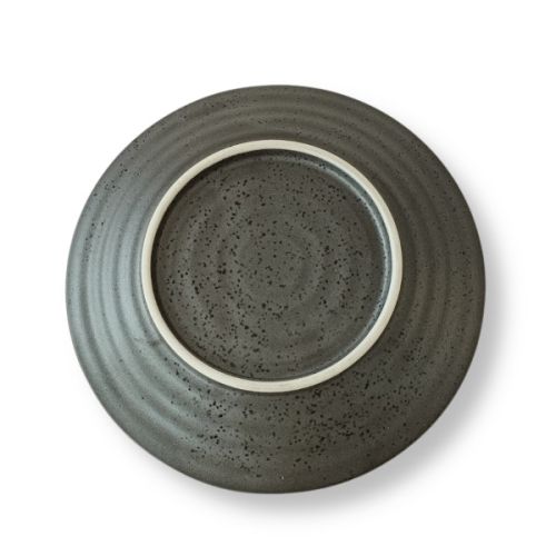 MINO WARE SPIRAL CARVING PLATE SET OF 5