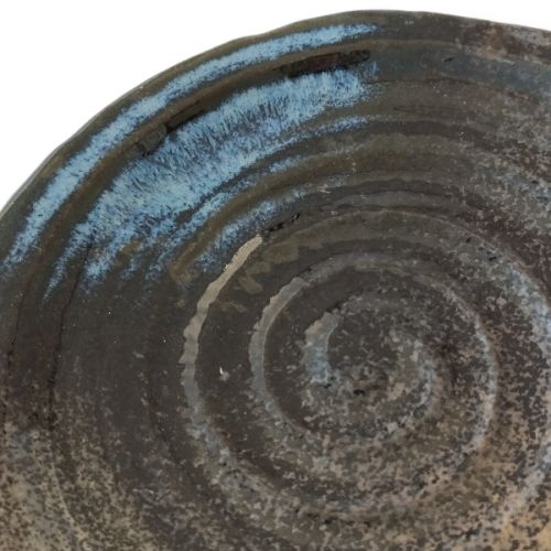 MINO WARE SPIRAL CARVING PLATE SET OF 5