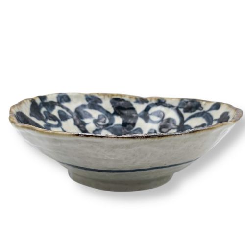 MINO WARE TAKO KARAKUSA ARABESQUE MULTI PURPOSE BOWL