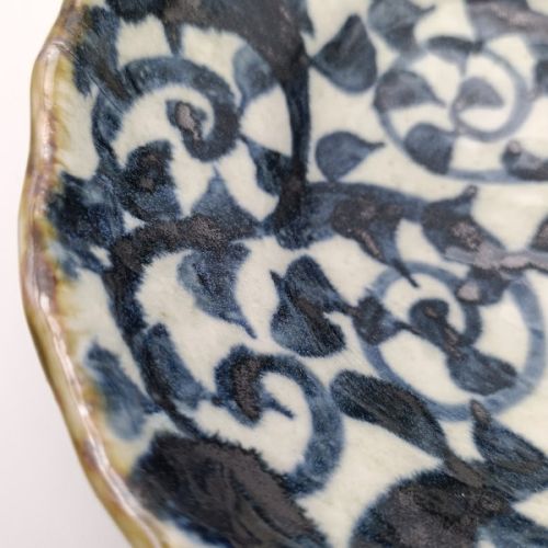 MINO WARE TAKO KARAKUSA ARABESQUE MULTI PURPOSE BOWL