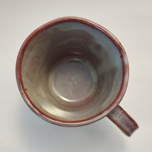 MINO WARE TOKUSA STRIPED PATTERN CUP AND SAUCER