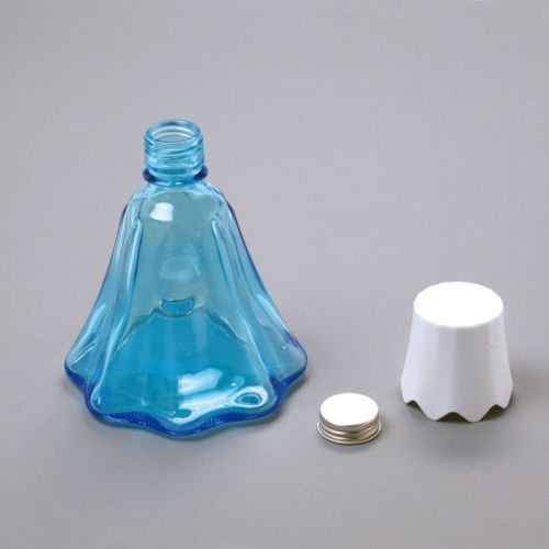 YAMACO JAPANESE FUJIYAMA SHAPED GLASS BOTTLE 