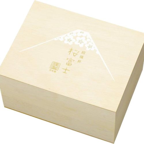 SAKURAFUJI SAKE GLASSES AND SAKE BOTTLE SET WITH BOX