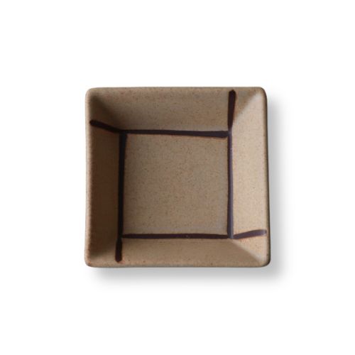 SET OF 8 MODERN JAPANESE-STYLE SQUARE SMALL PLATES