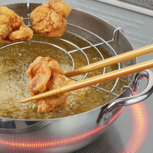 STAINLESS STEEL JAPANESE TEMPURA NABE DEEP FRYER 20CM