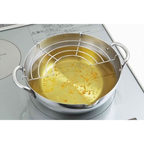 STAINLESS STEEL JAPANESE TEMPURA NABE DEEP FRYER 20CM