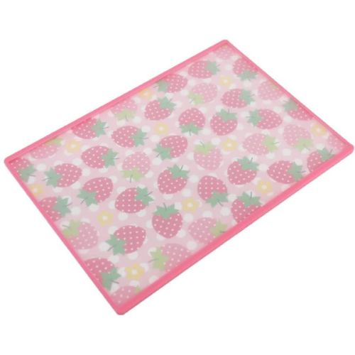STRAWBERRY AND FLOWER ANTIBACTERIAL REVERSIBLE MINI CUTTING BOARD