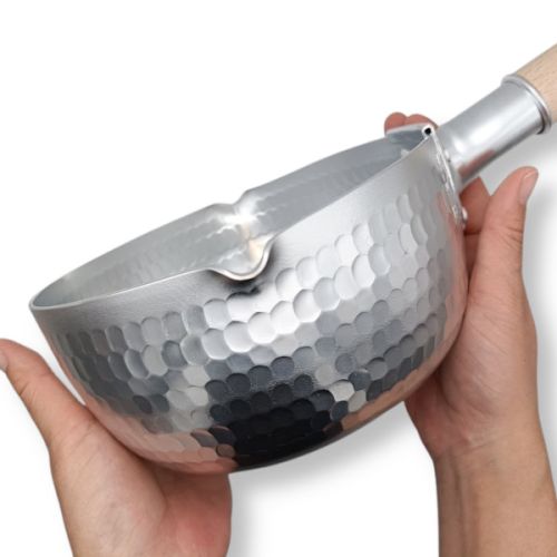 TANIGUCHI METAL JAPAN YUKIHIRA ALUMINUM SAUCEPAN 18CM IH COMPATIBLE