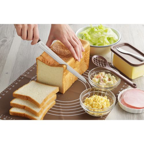 YOSHIKAWA STAINLESS STEEL JAPANESE BREAD KNIFE